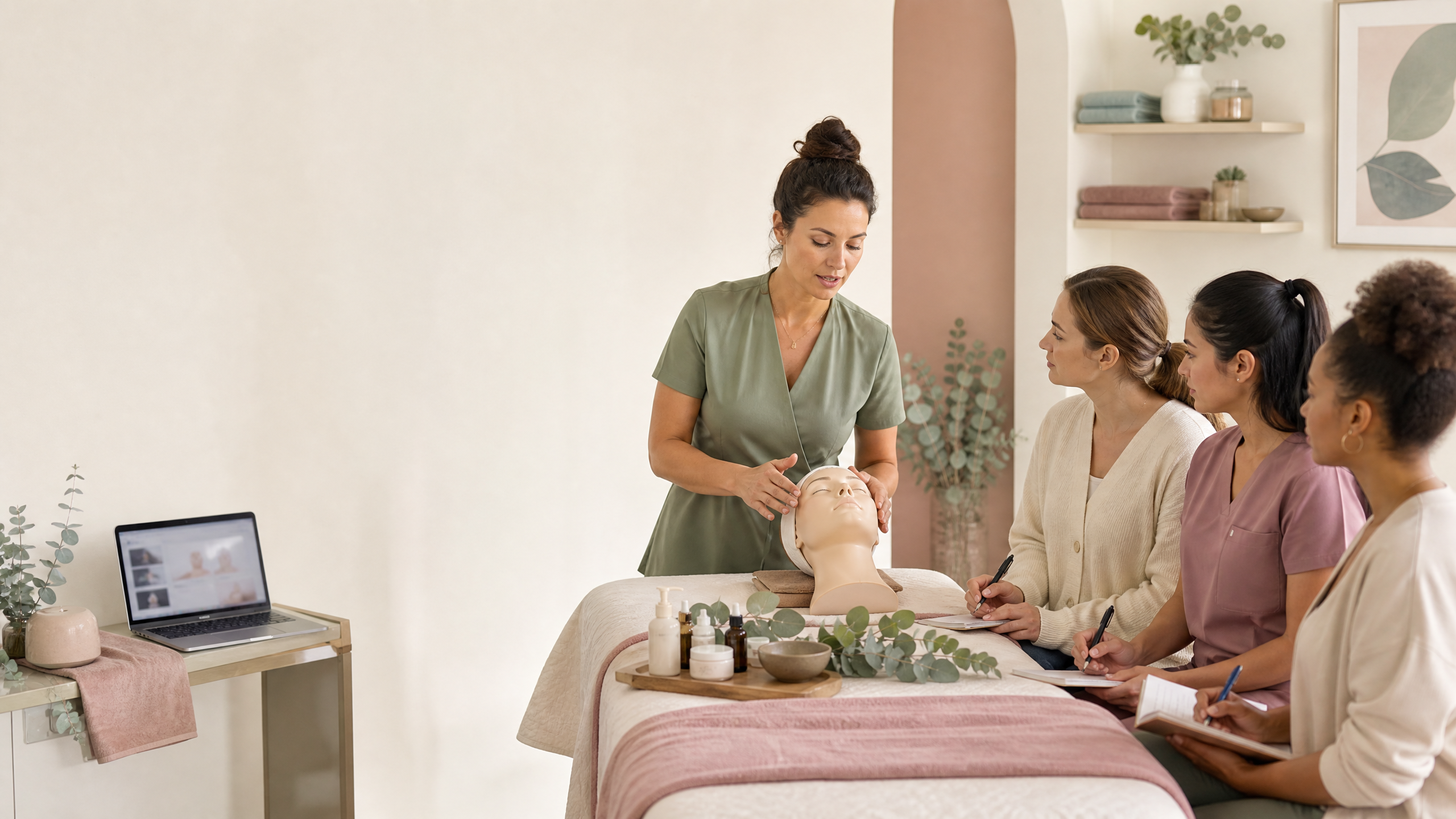 In-Person & Hybrid Esthetics Training Larrabee Hybrid Training Hero
